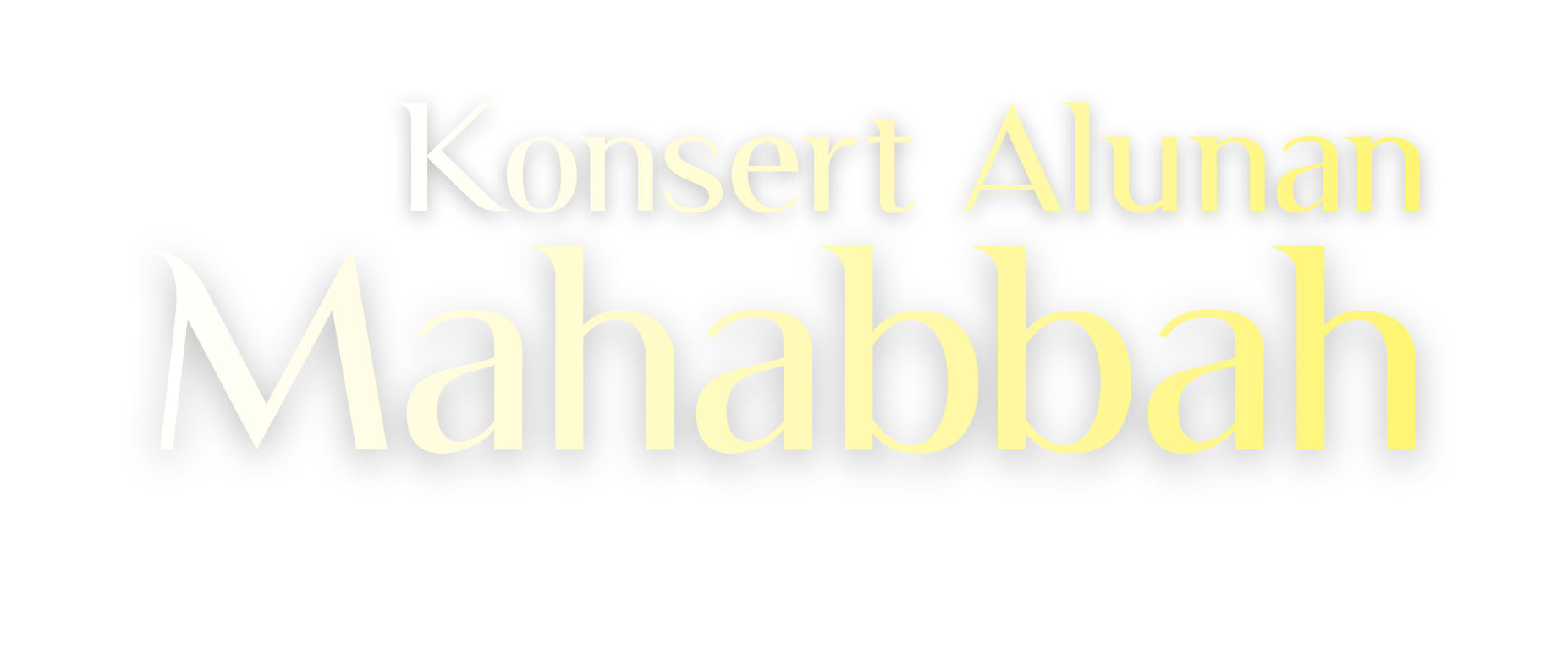 Logo Konsert Alunan Mahabbah