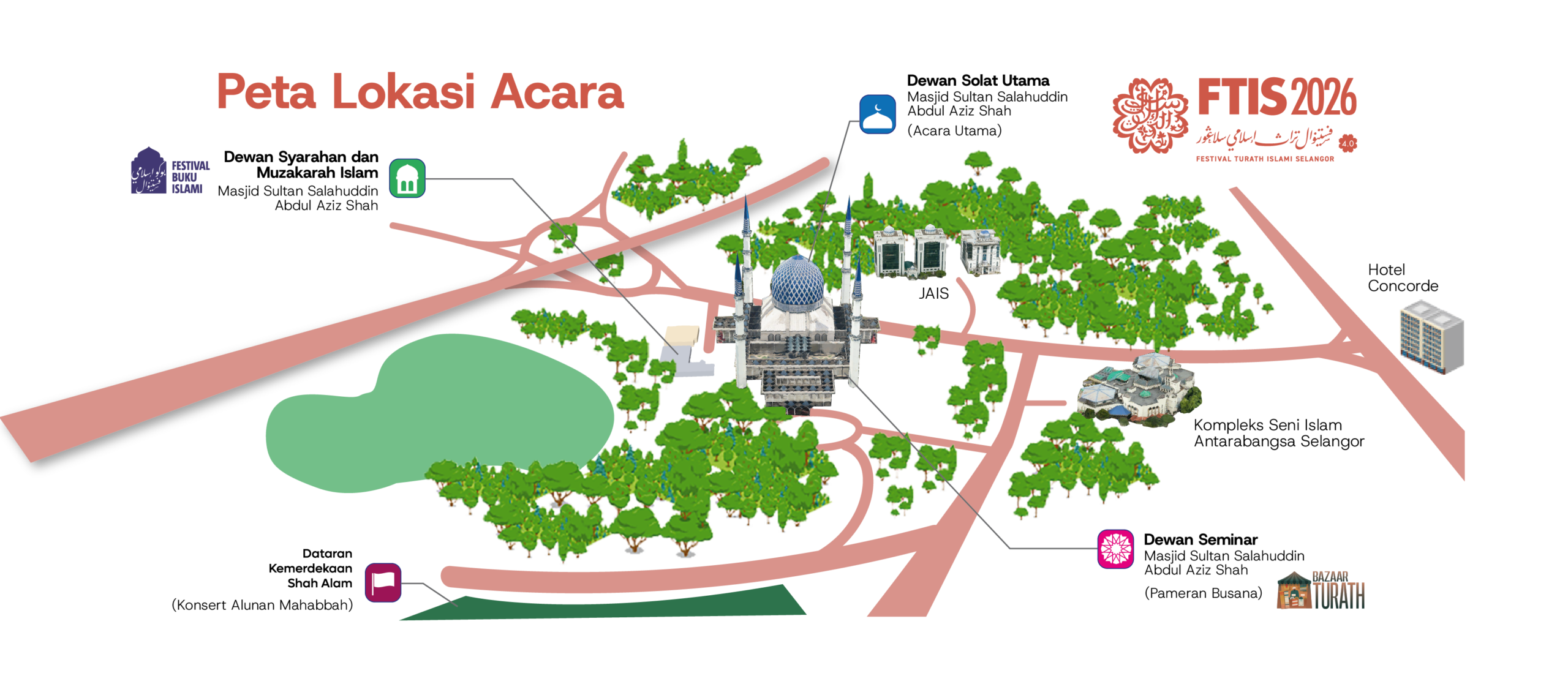 Peta Lokasi FTIS 2026