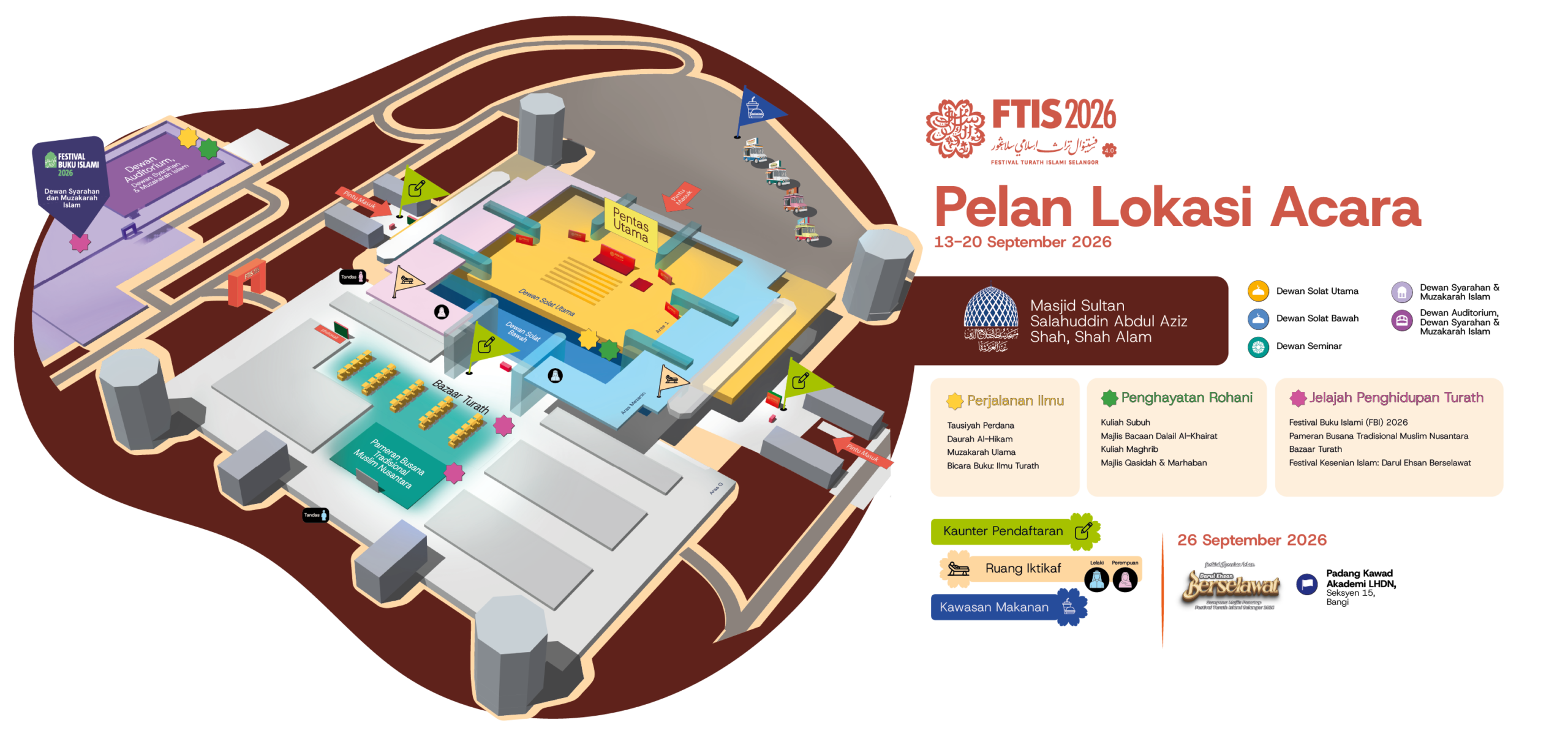 Peta Lokasi FTIS 2026