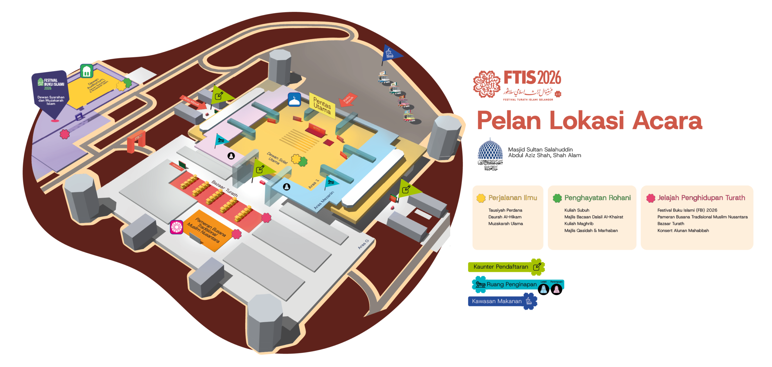 Peta Lokasi FTIS 2026